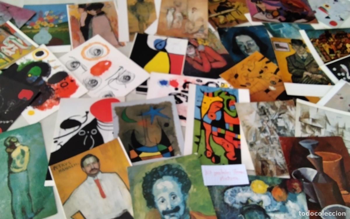 Postales: LOTE DE 33 POSTALES ANTIGUAS TEMA PINTURA
