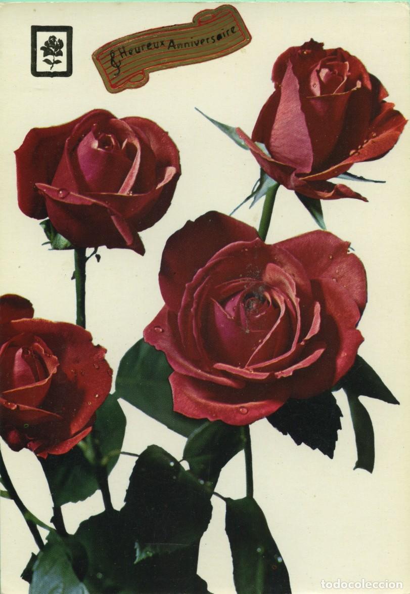 Postales: Serie G-Colecci&oacute;n Flores. Escrito en 1973. ED. ESCUDO DE ORO