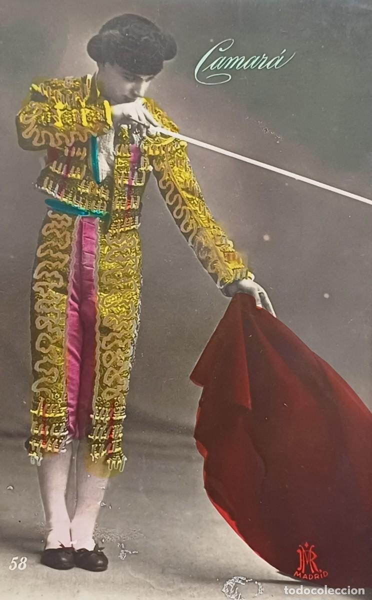 Postales: Tauromaquia. Camar&aacute; (Jos&eacute; Flores Gonz&aacute;lez).