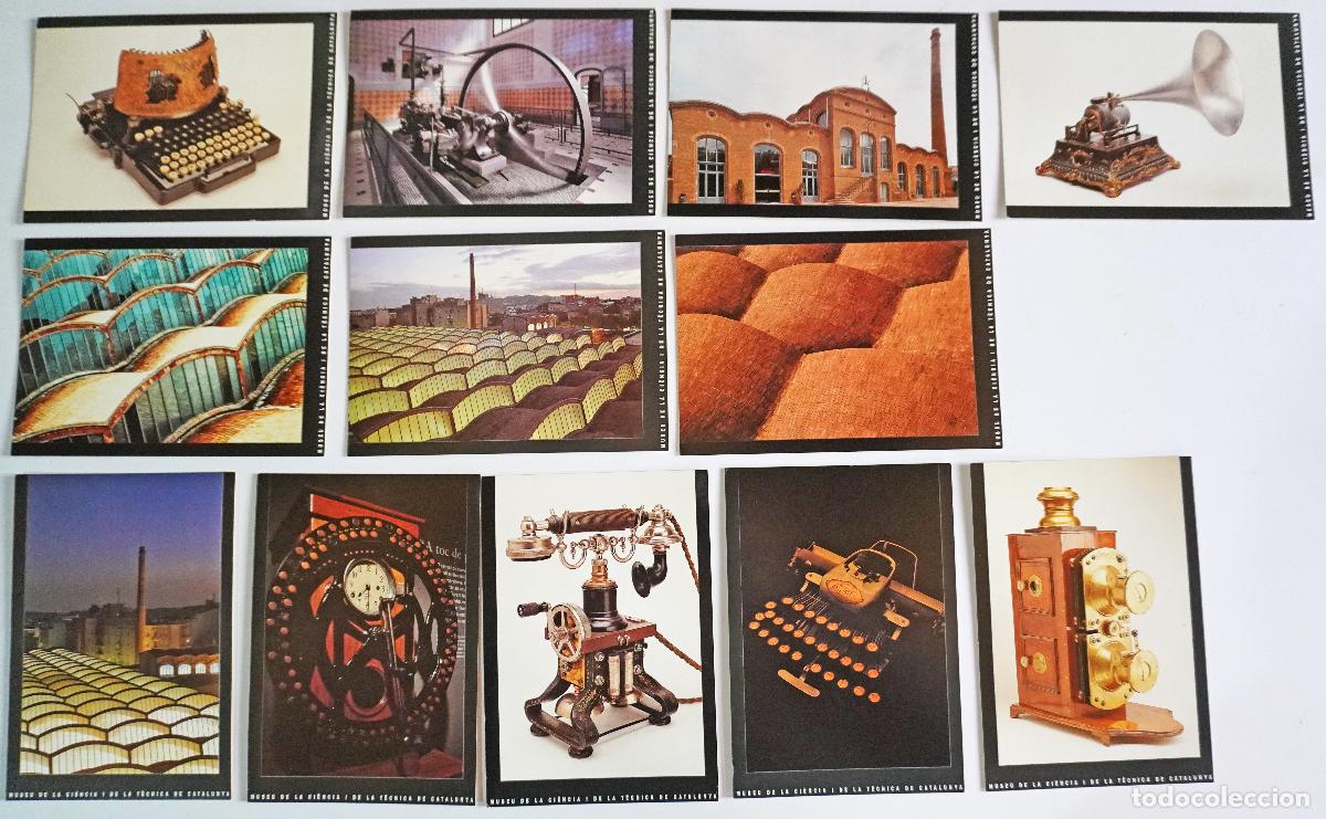 Postales: 12 POSTALES DEL MUSEU DE LA CI&Egrave;NCIA I DE LA T&Egrave;CNICA DE CATALUNYA