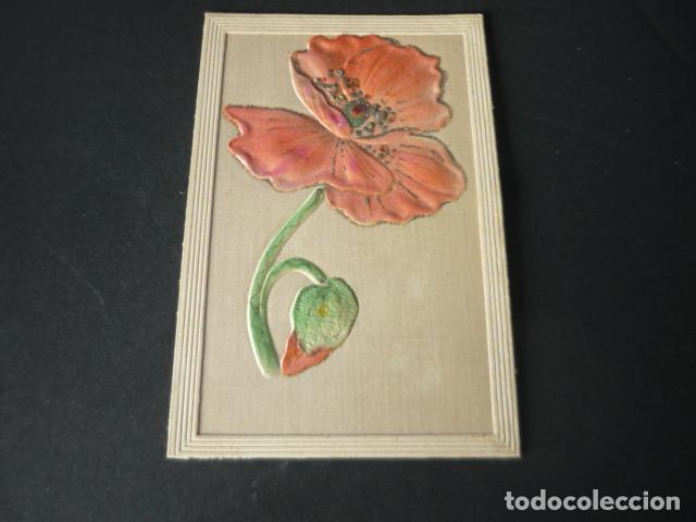 Postcards: FLOR EN RELIEVE POSTAL
