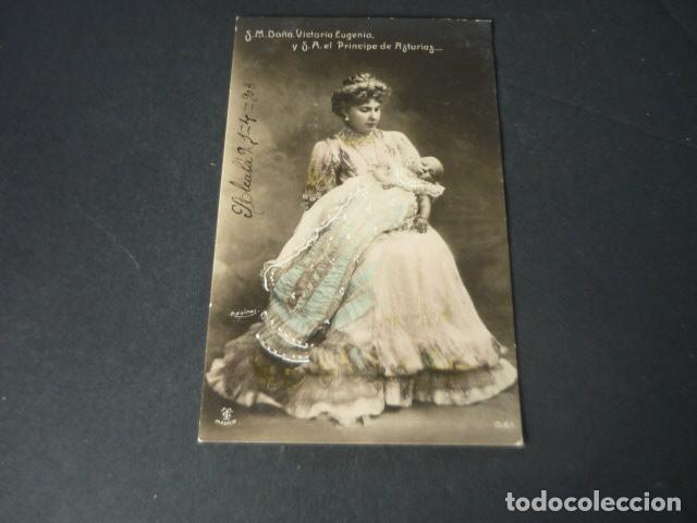 Postales: REINA VICTORIA EUGENIA CON EL PRINCIPE DE ASTURIAS POSTAL