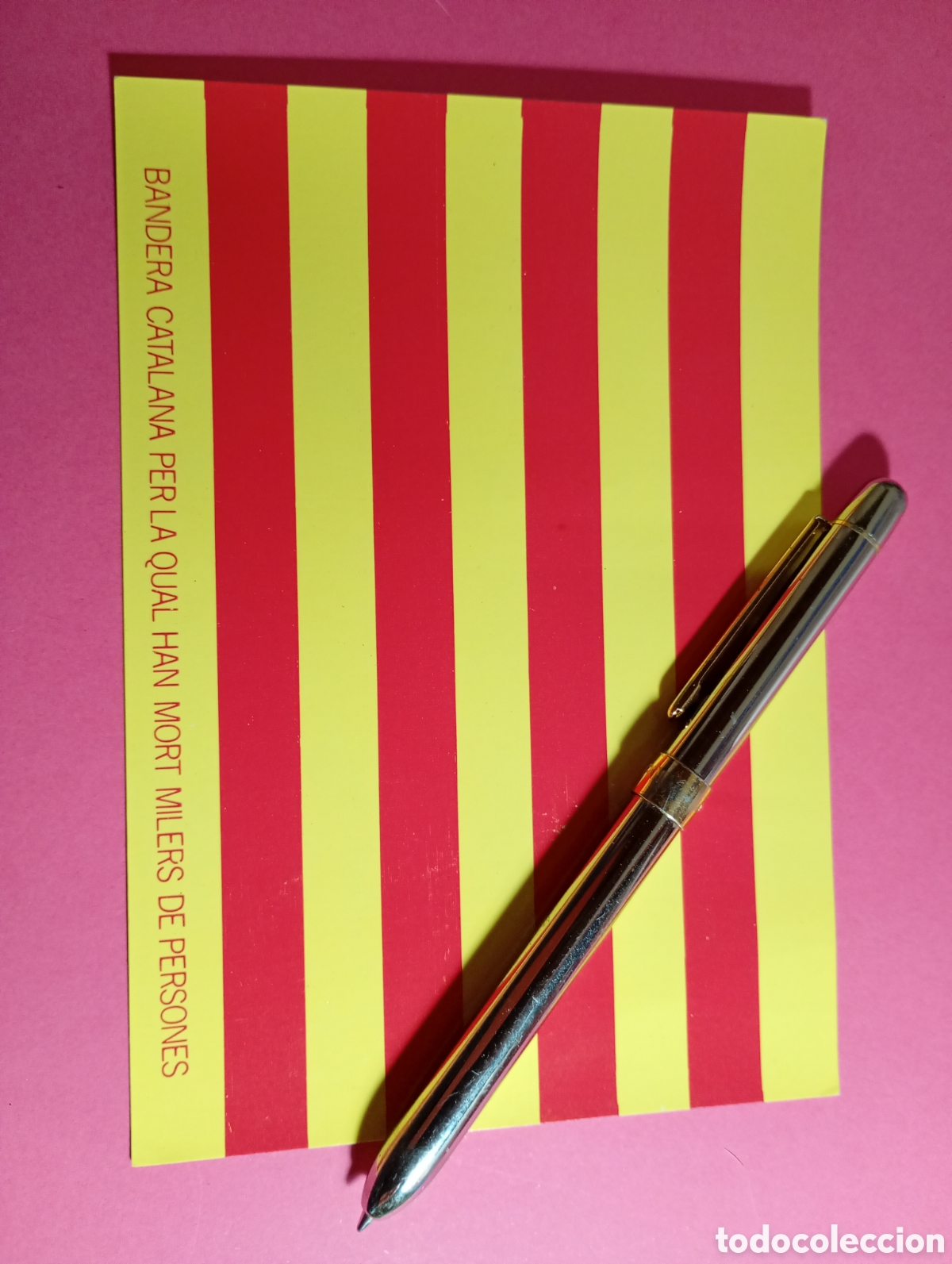 Postales: CRIDA A LA SOLIDARITAT POSTAL SENYERA A FELIPE GONZ&Aacute;LEZ M&Aacute;RQUEZ PIDIENDOLE EL CESE DE JULIO FEO