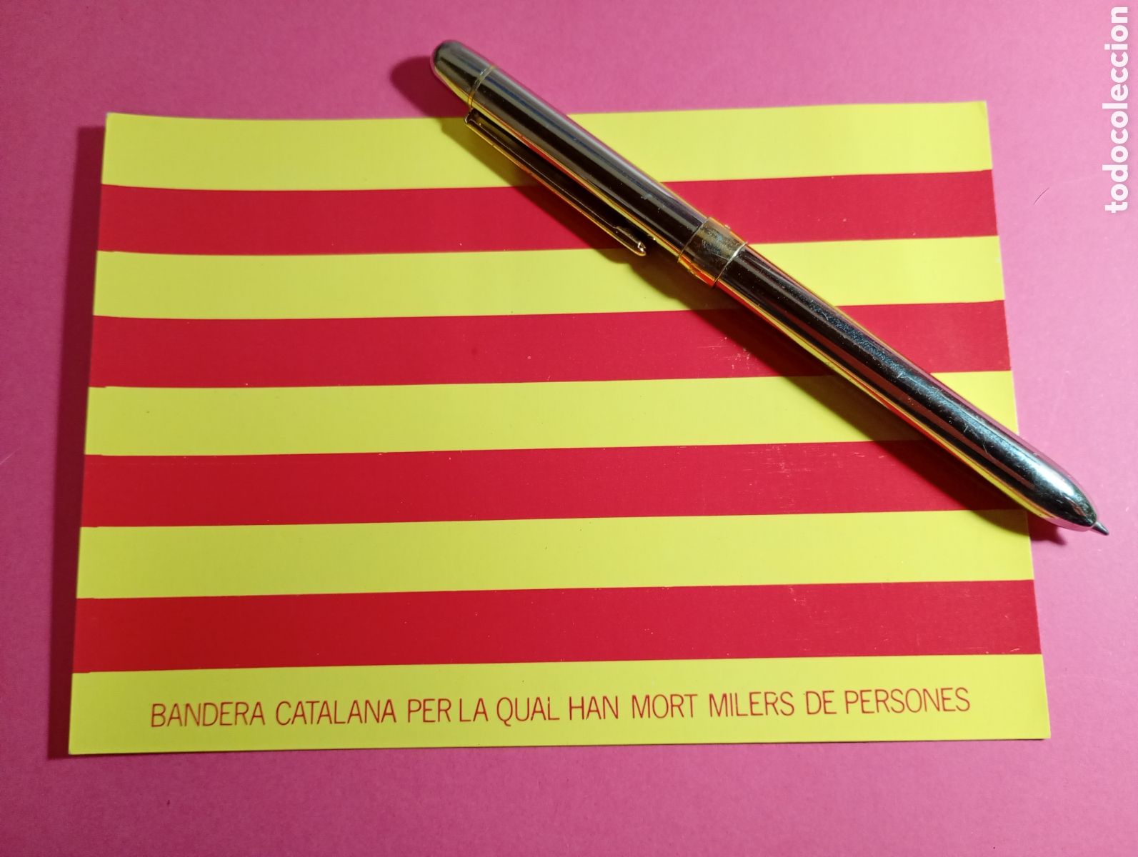 Postales: CRIDA A LA SOLIDARITAT POSTAL SENYERA A FELIPE GONZ&Aacute;LEZ M&Aacute;RQUEZ PIDIENDOLE EL CESE DE JULIO FEO