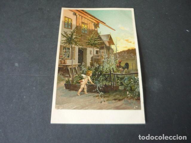Postais: CUPIDO Y GALLO POSTAL