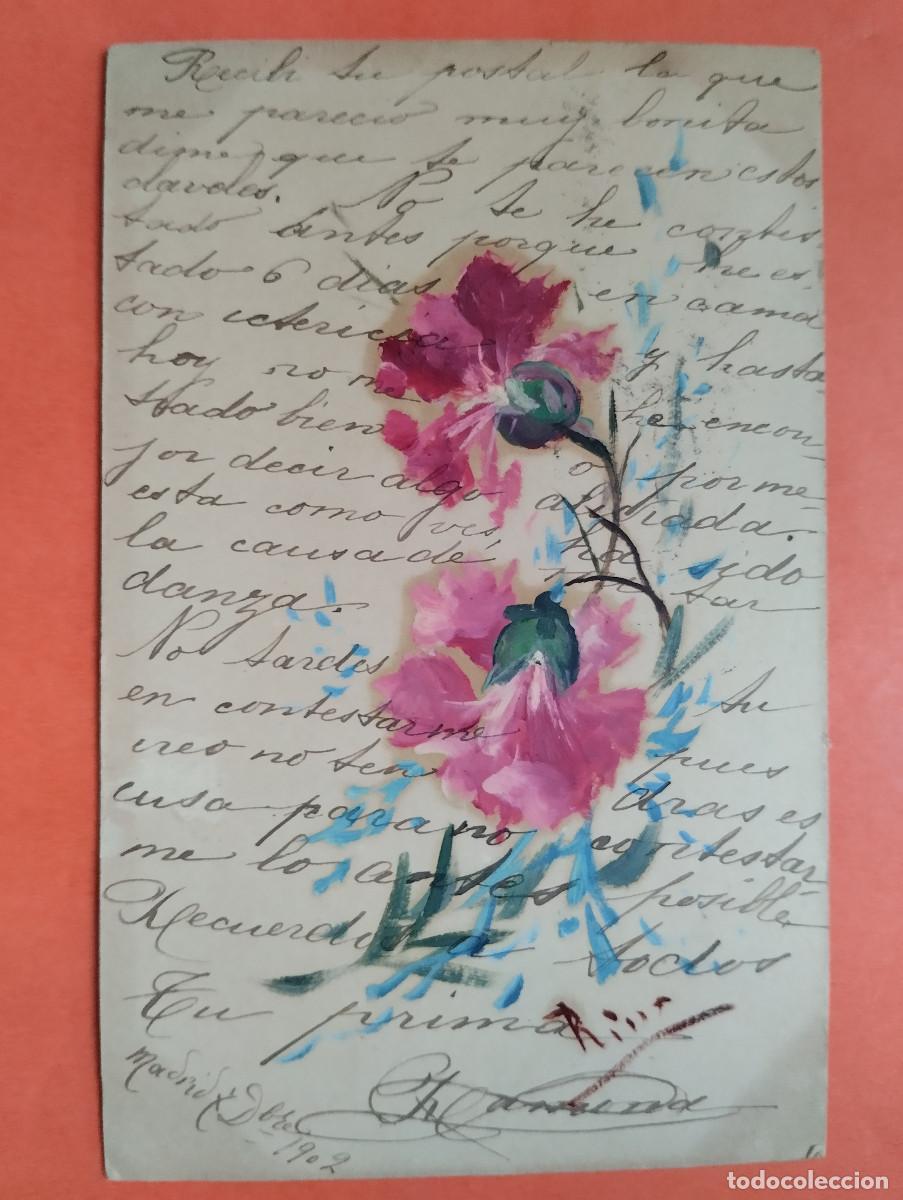 Postkarten: JHR - POSTAL FLORES.. AL POETA HUESCA CRISTINO GASOS SAMITIER VER DESCRIPCION
