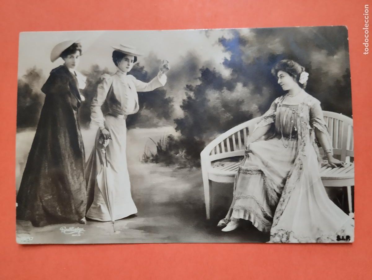 Cartoline: JHR - POSTAL MUJERES.. AL POETA HUESCA CRISTINO GASOS SAMITIER VER DESCRIPCION