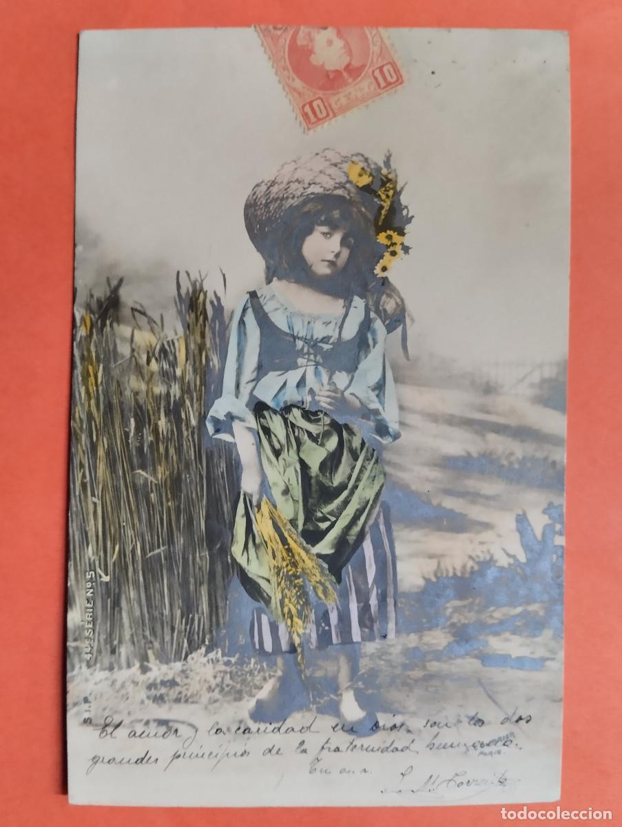 Postkarten: JHR - POSTAL NI&Ntilde;A. AL POETA HUESCA CRISTINO GASOS SAMITIER VER DESCRIPCION