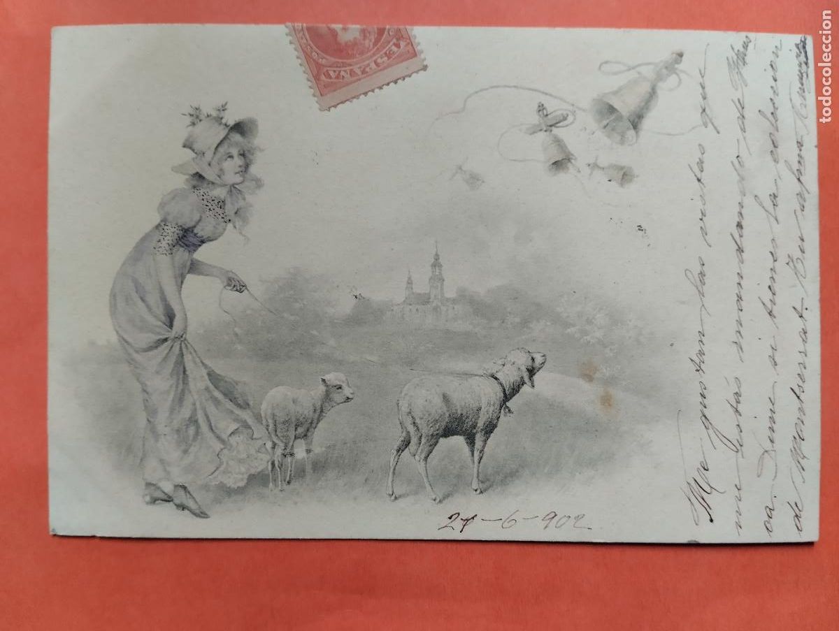 Postales: JHR - POSTAL, M. M. VIENNE. AL POETA HUESCA CRISTINO GASOS SAMITIER VER DESCRIPCION