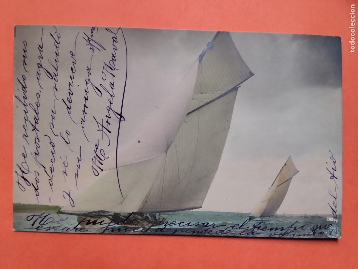Postkarten: JHR - POSTAL BARCOS. AL POETA HUESCA CRISTINO GASOS SAMITIER VER DESCRIPCION