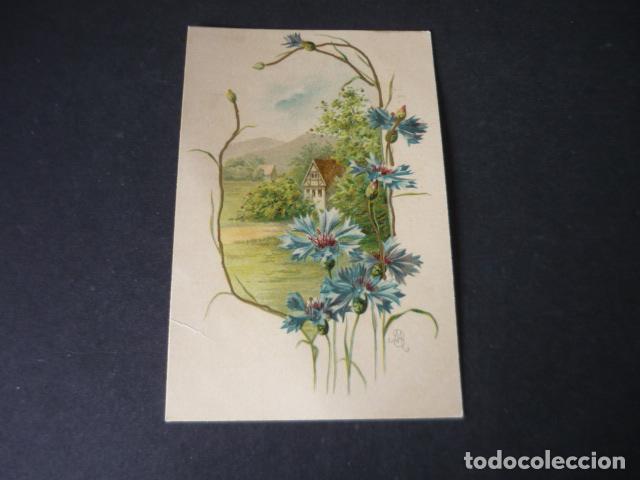 Postkarten: PAISAJE ENTRE FLORES POSTAL