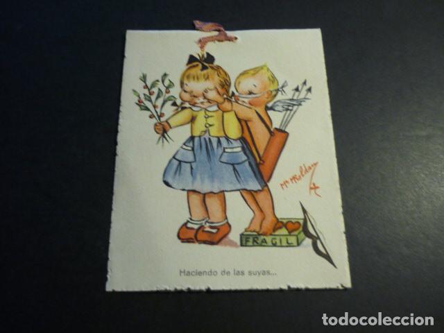 Postcards: TARJETA FELICITACION CUPIDO 10 X 13 CM