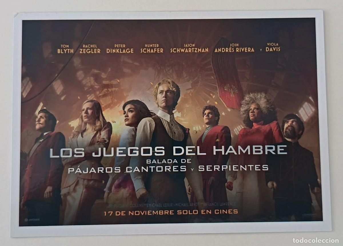 Postales: Postal. Juegos del hambre. Nueva. Balada de pajaros cantores y serpientes. Vertice.