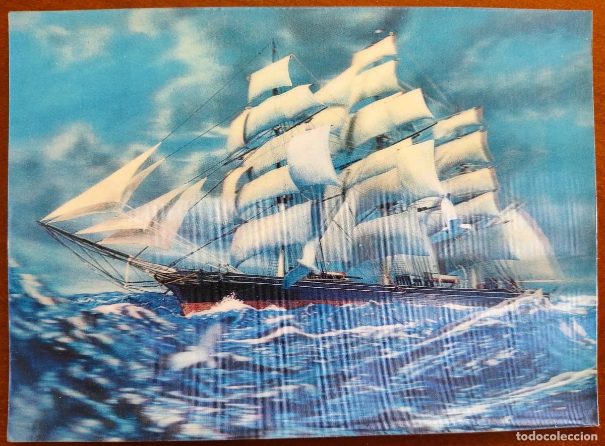 Postales: POSTAL HOLOGR&Aacute;FICA CUTTY SARK