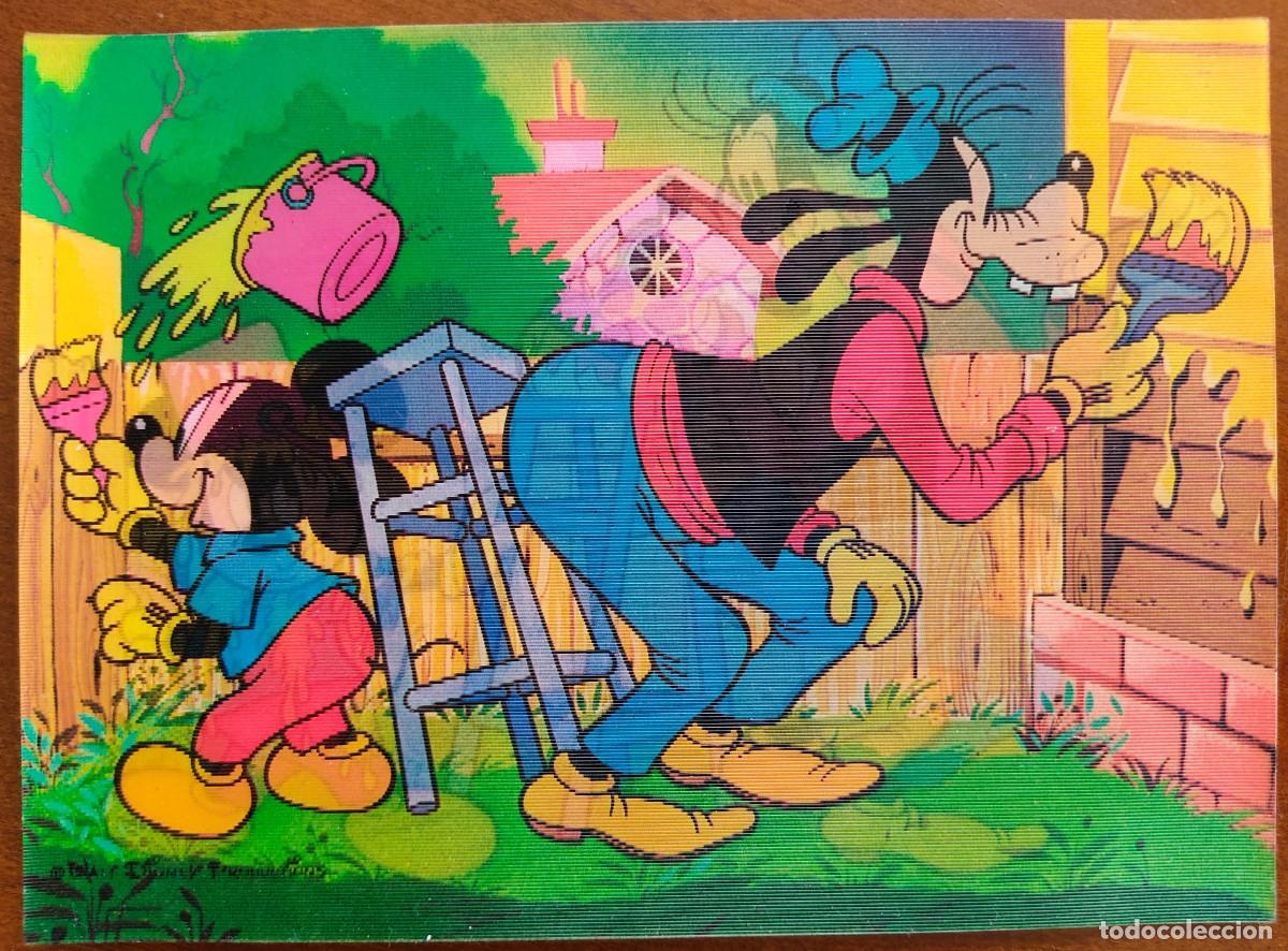 Postales: POSTAL DISNEY DOBLE VISI&Oacute;N