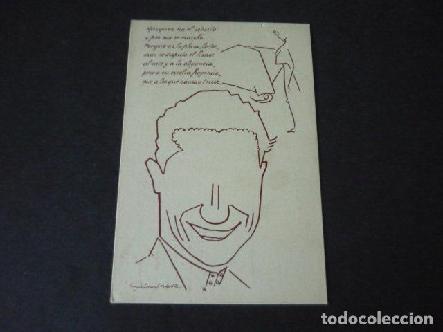 Postkarten: POSTAL COL. SILUETAS POPULARES REPUBLICA ESPA&Ntilde;OLA TORERO ANTONIO MARQUEZ