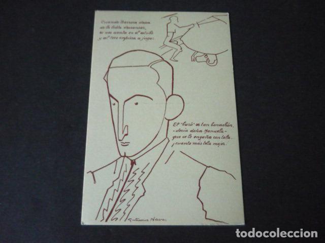 Postkarten: POSTAL COL. SILUETAS POPULARES REPUBLICA ESPA&Ntilde;OLA TORERO VICENTE BARRERA