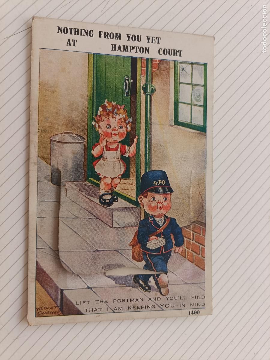Postales: Hasmpton Court, Reino Unido. Postal con minivistas, desplegable