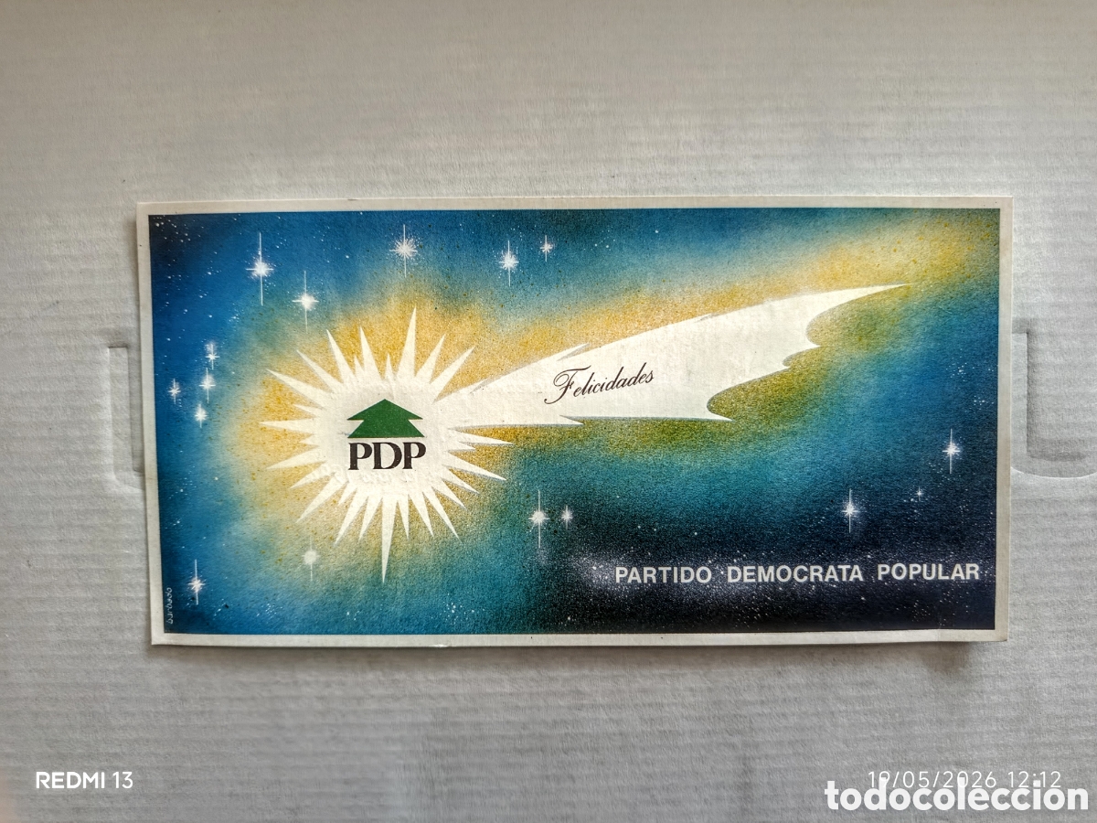 Postales: PARTIDO DEM&Oacute;CRATA POPULAR 1984. ESPA&Ntilde;A.