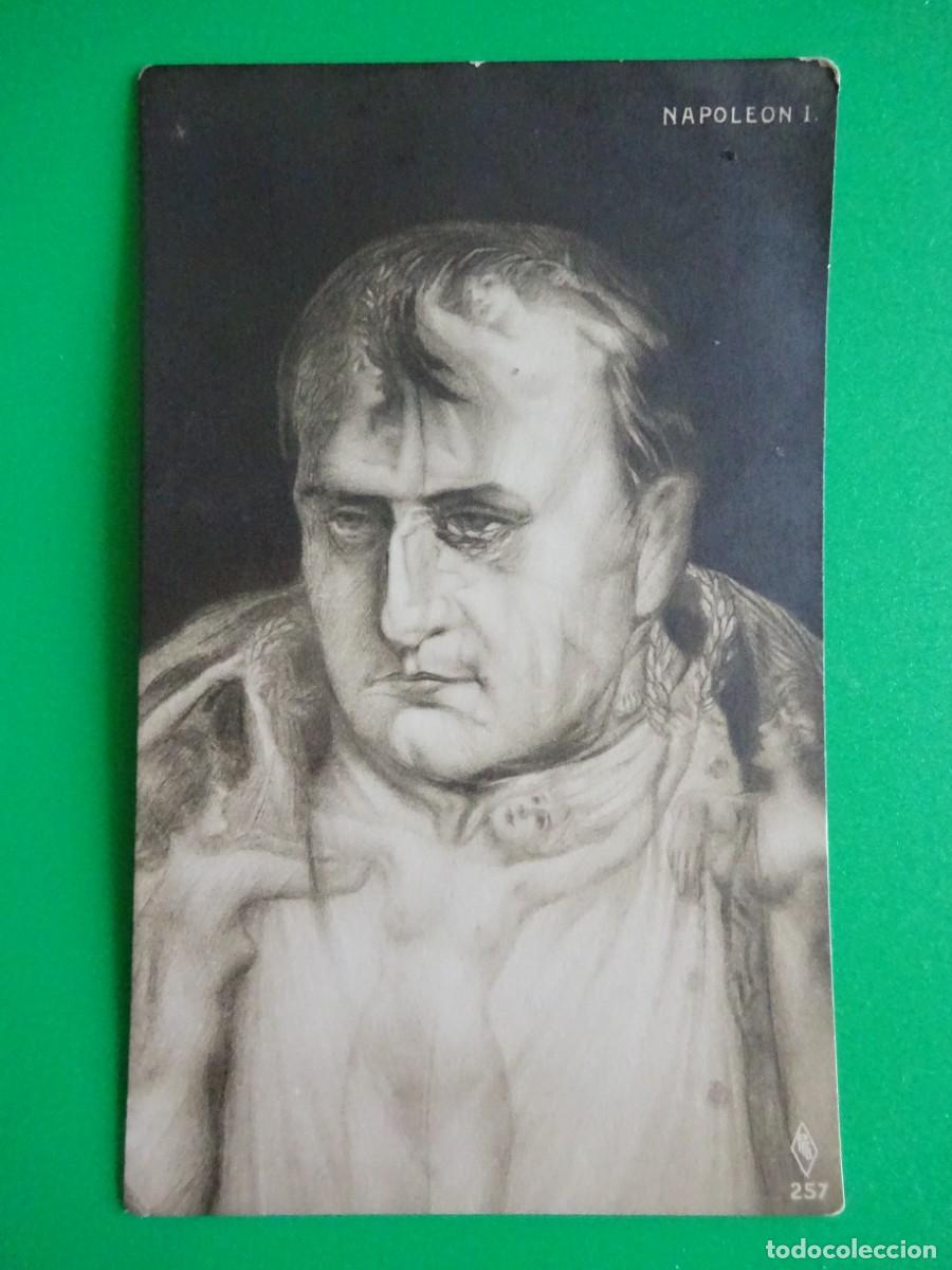 Postales: ANTIGUA POSTAL METAMORFICA, SURREALISTA DE VARIAS IM&Aacute;GENES, NAPOLE&Oacute;N BIS, EDIT. PFB, 1905-10