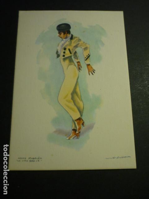 Postales: JUAN MAGRI&Ntilde;A BAILARIN EN LA VIDA BREVE POSTAL