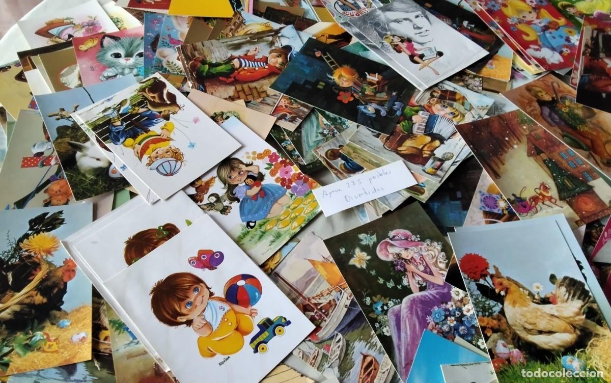 Postales: LOTE DE APROX 225 POSTALES MUY BONITAS DIVERTIDAS , BUEN LOTE