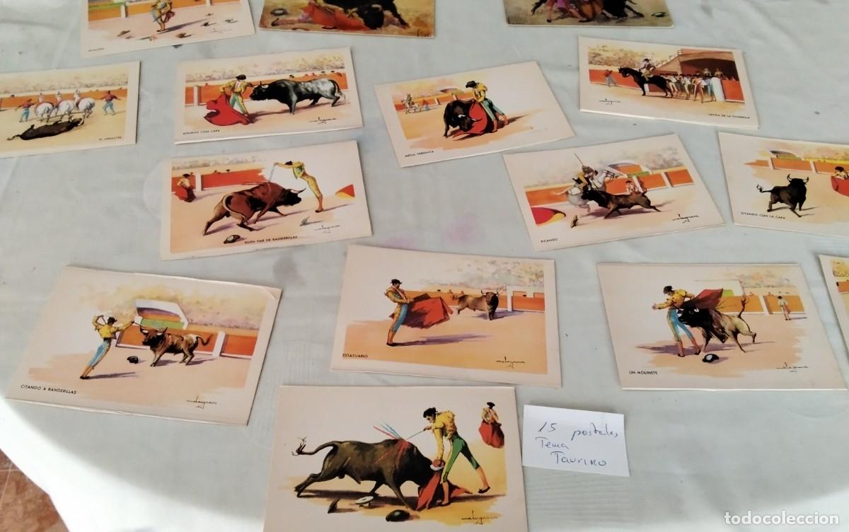 Postales: LOTE DE 16 POSTALES ANTIGUAS TEMA TAURINO