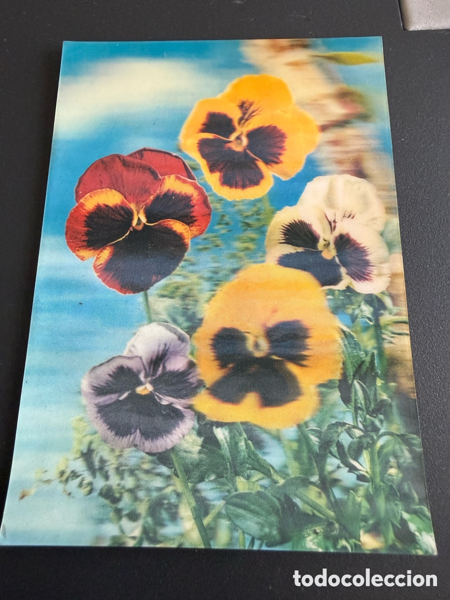 Postales: Postal. 3D. Flores. 1974