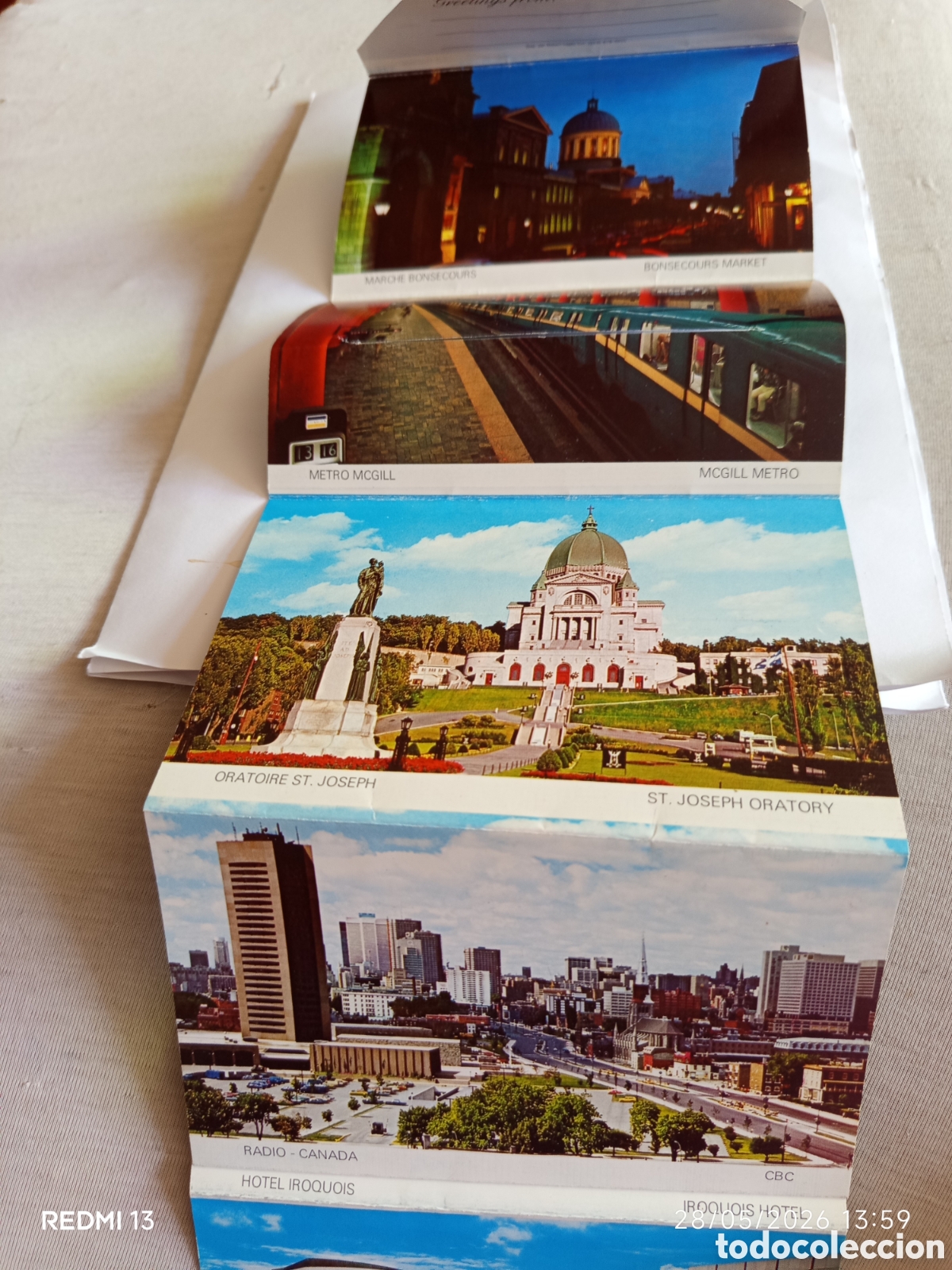 Postales: Zis zas con 7 postales Montreal