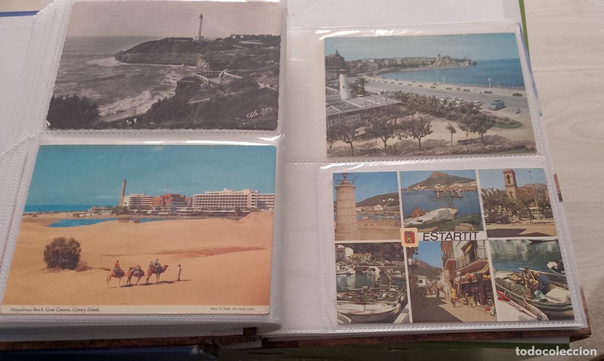 Postales: ALBUM DE POSTALES DE FAROS CON 30 PAGINAS Y 104 POSTALES
