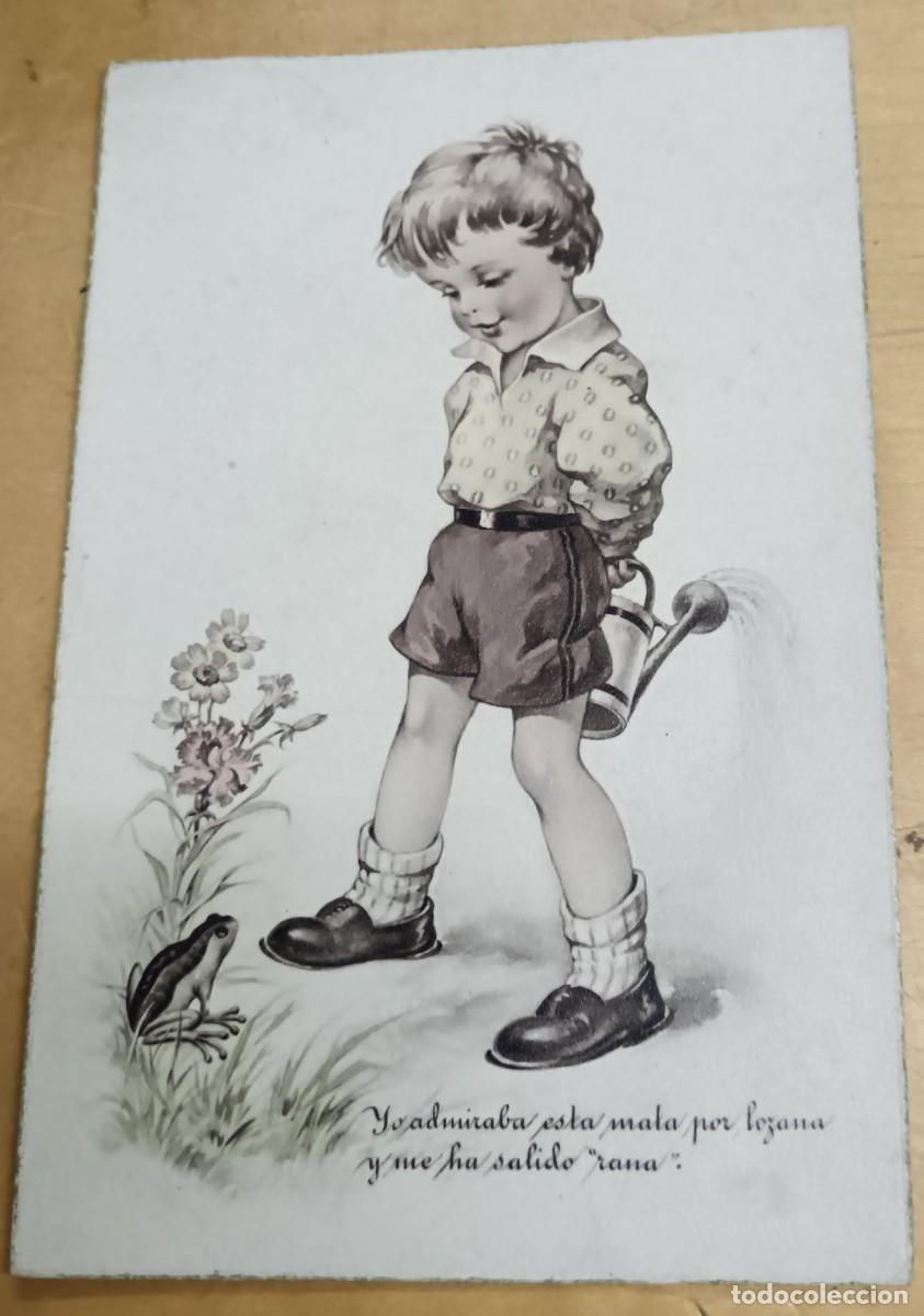 Postales: POSTAL INFANTIL HUMOR&Iacute;STICA 14X9 CM. ESCRITA
