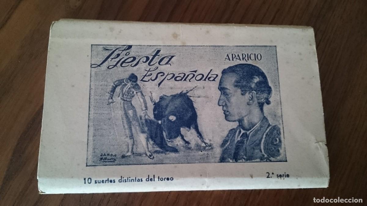 Postales: ALBUM POSTALES - FIESTA ESPA&Ntilde;OLA APARICIO - 10 SUERTES DISTINTAS DEL TOREO 2 SERIE