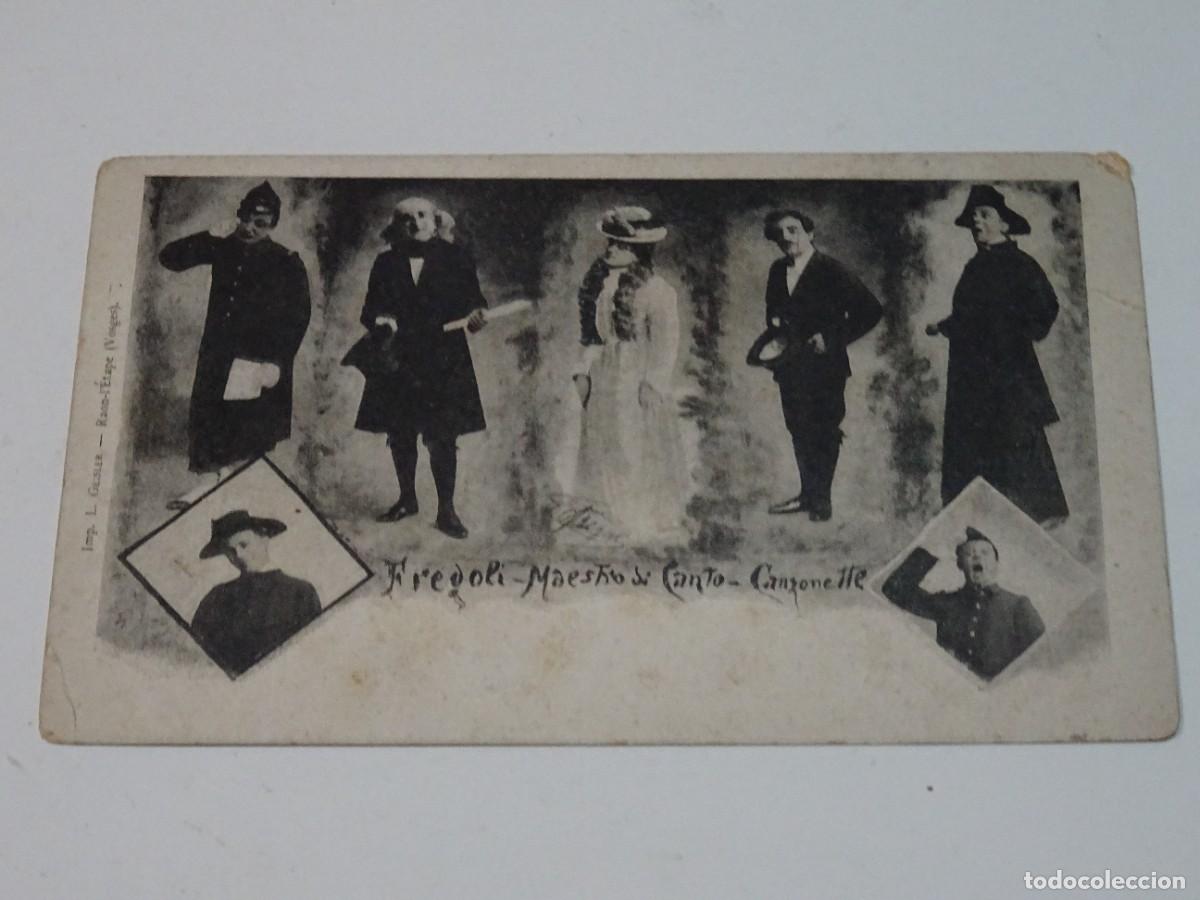 Postales: POSTAL ORIGINAL LEOPALDO FREGOLI - MAESTRO DI CANTO - M&Aacute;GIA - 14X9CM