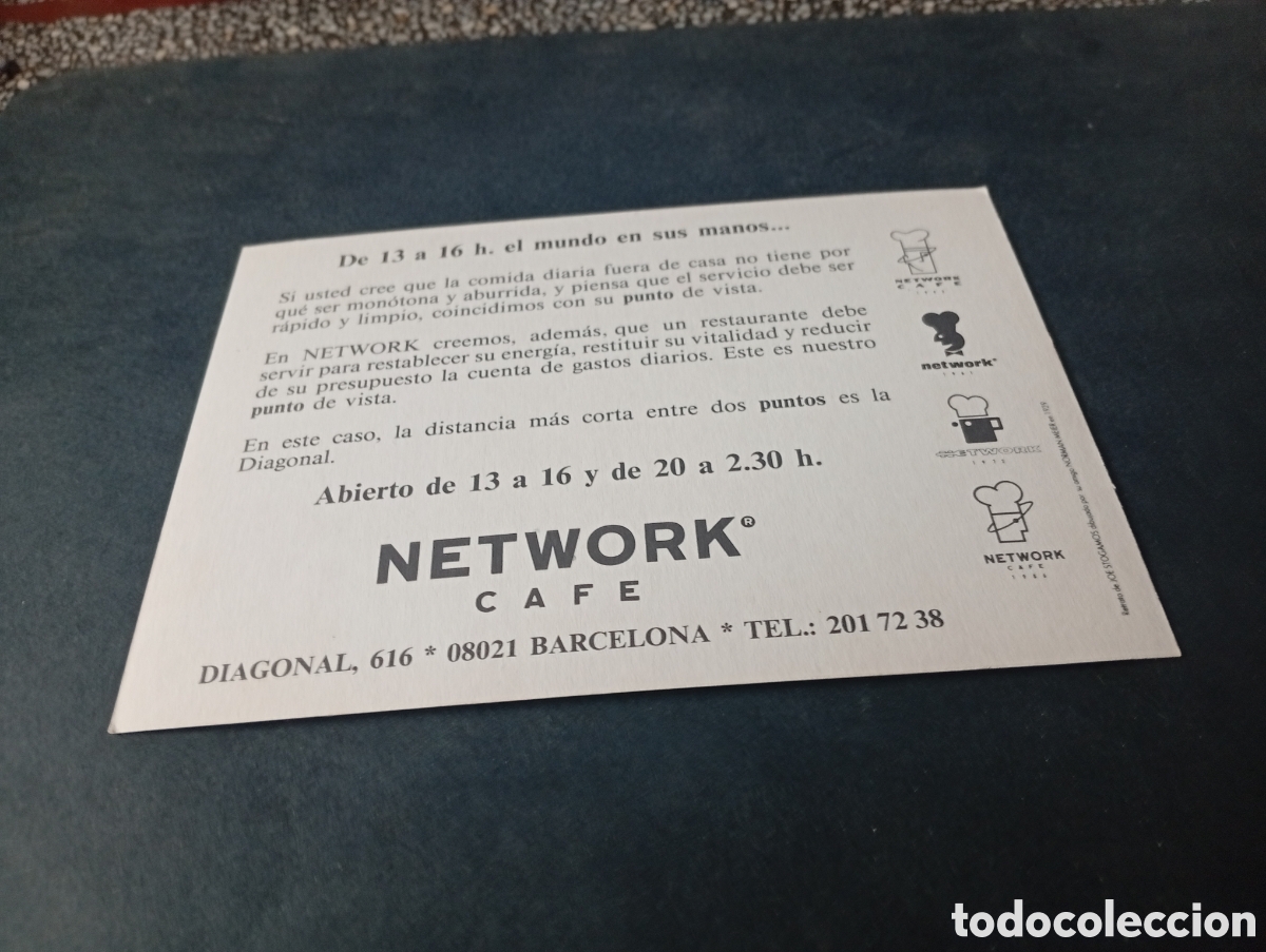 Postales: Postal Network caf&eacute;, Barcelona - Foto 2