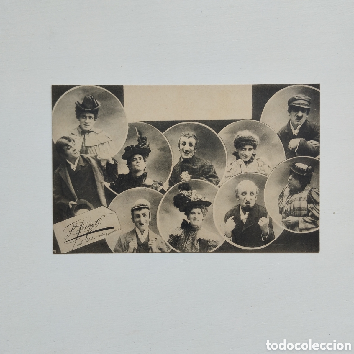 Postales: FREGOLI TARJETA POSTAL GARZINI E PEZZINI MILANO 1903