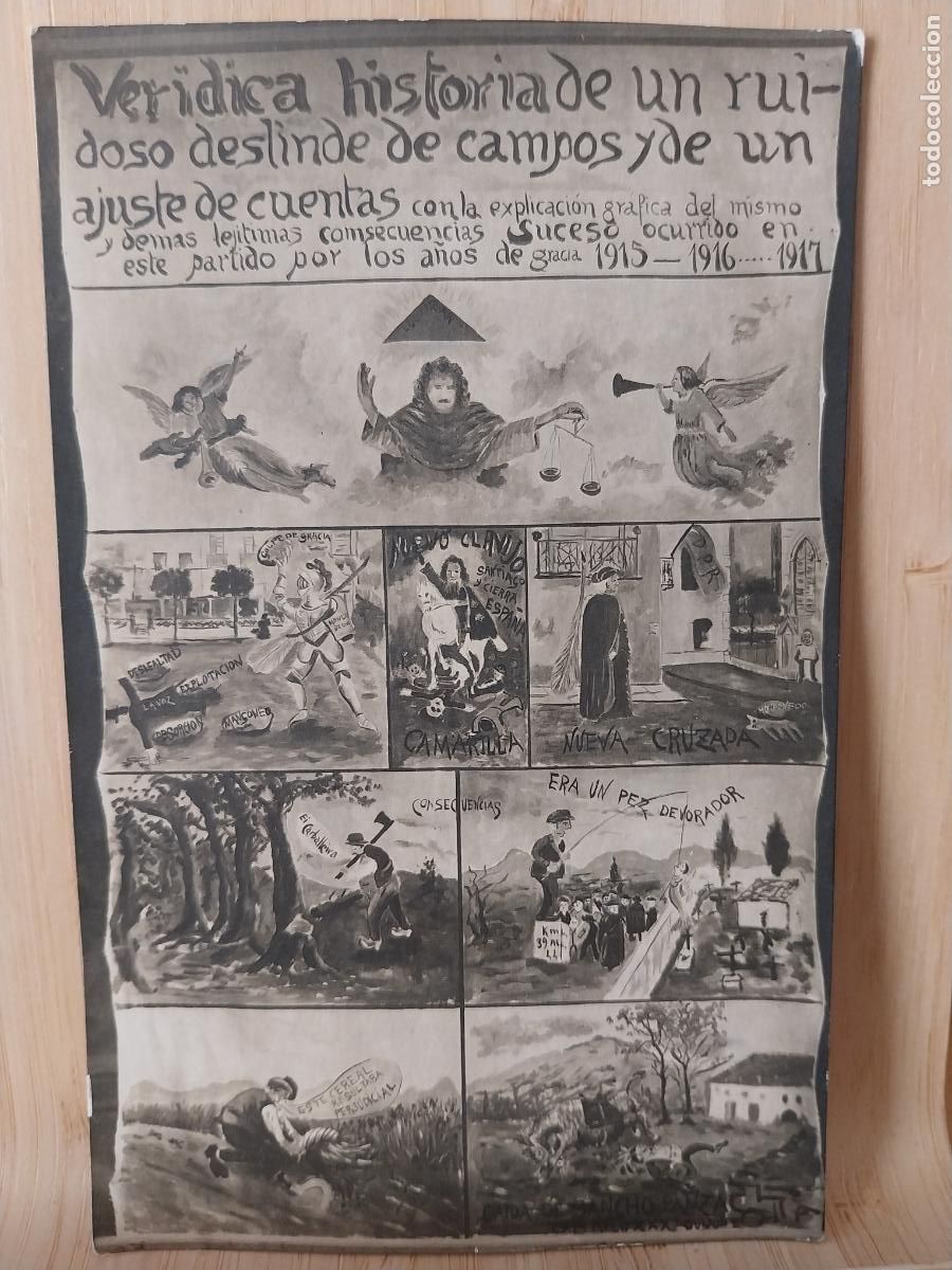 Postales: DESLINDE DE CAMPOS DESAJUSTE CUENTAS POSTAL MUY ANTIGUA SC ORIGINAL *