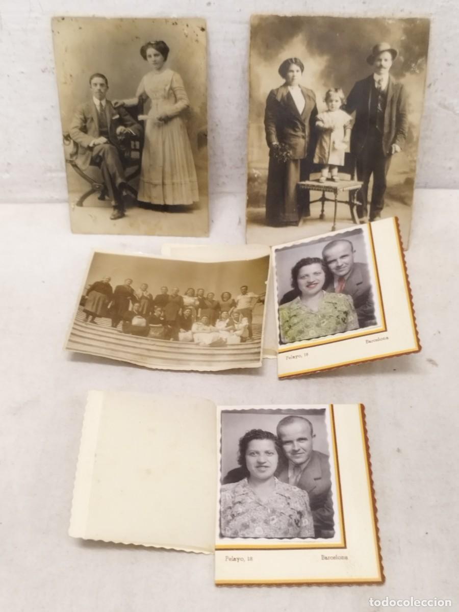 Postales: Lote de 5 antiguas tarjetas postales, fotos. Familiares. De principios siglo XX.