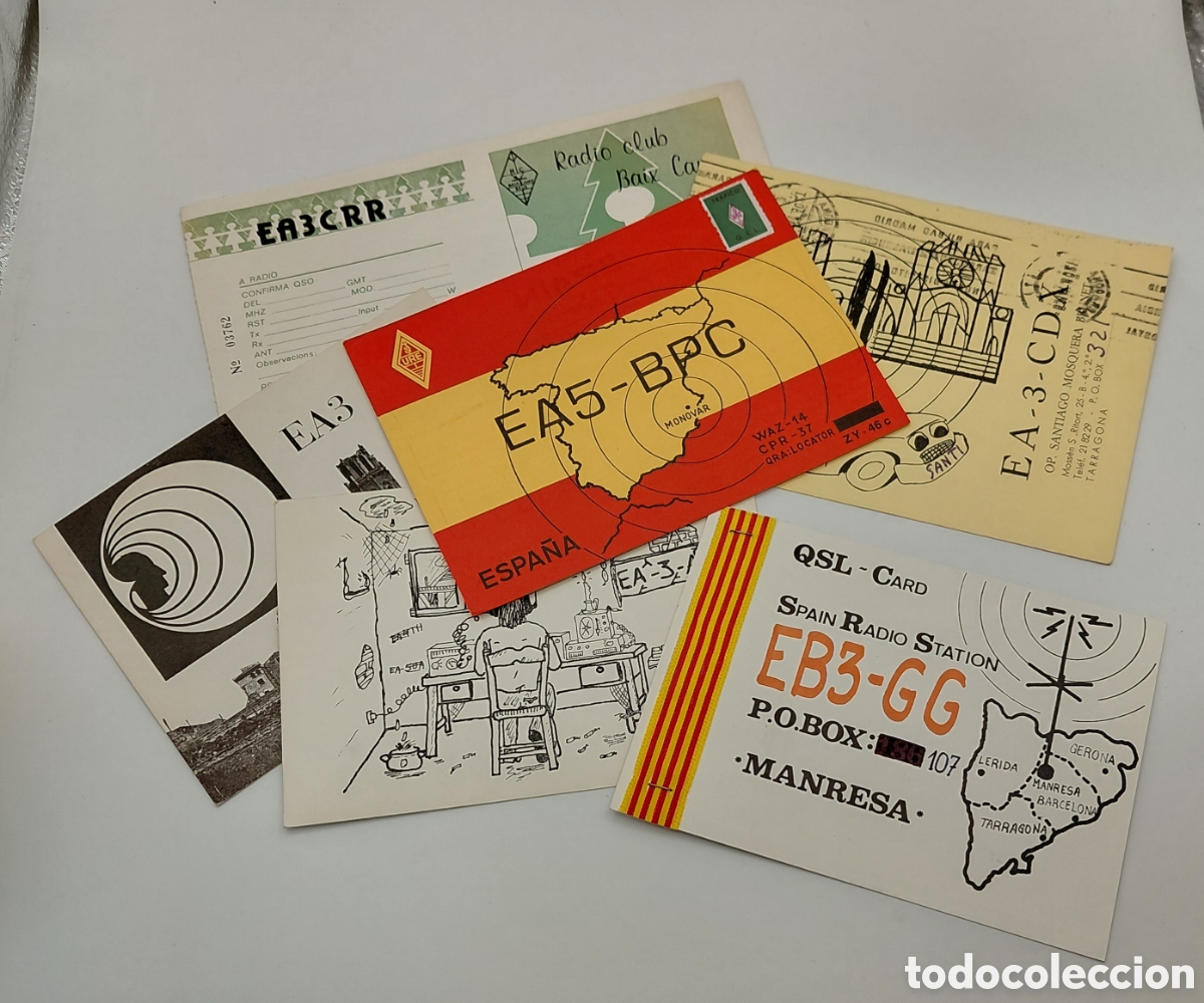 Postales: 6 TARJETAS / POSTALES DE RADIOAFICIONADO