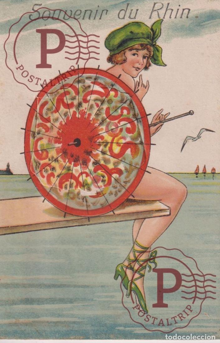 Postales: POSTAL MOVIL. SYST&Egrave;ME. SOUVENIR DU RHIN.