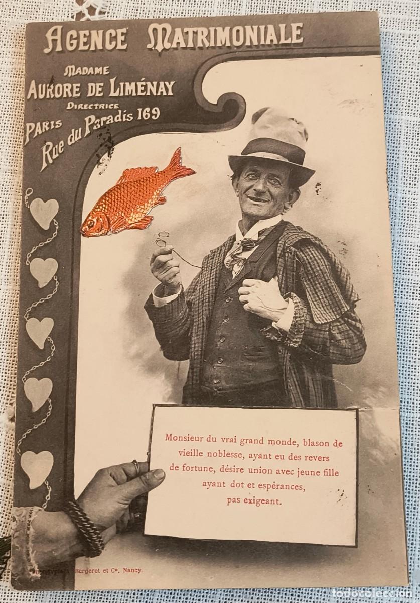 Postales: POSTAL FRANCIA | CABALLERO - AGENCE MATRIMONIALE / CIRCULADA