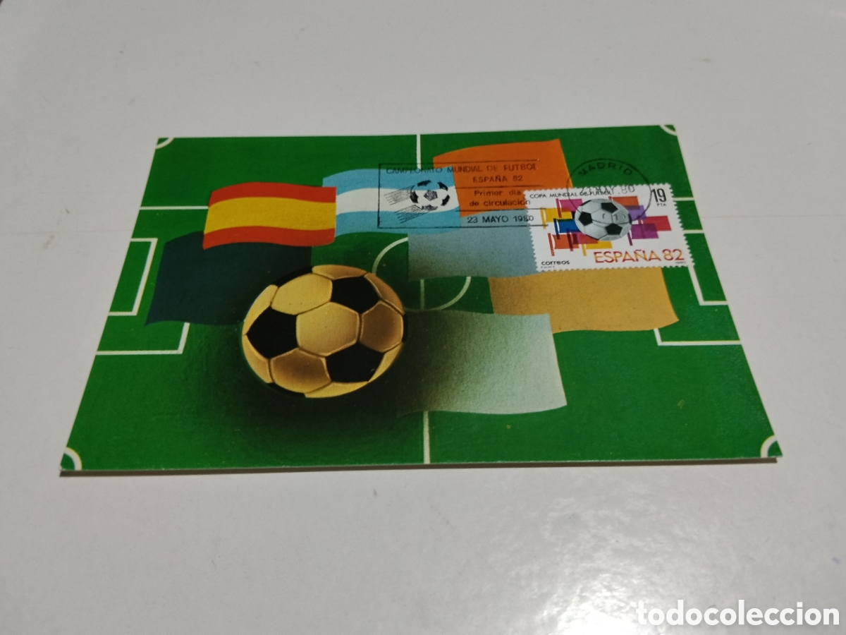 Postales: Postal campeonato mundial de f&uacute;tbol Espa&ntilde;a 82