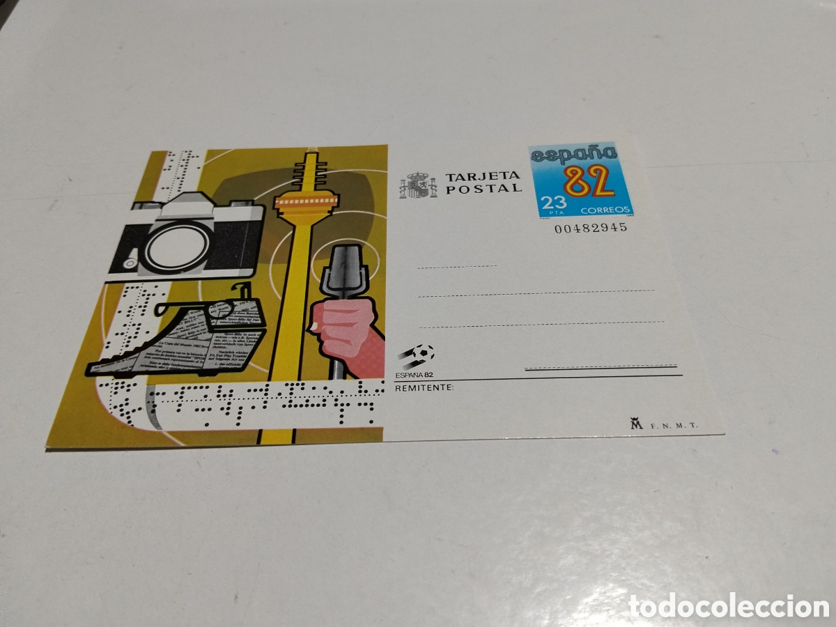 Postales: Postal f&uacute;tbol Espa&ntilde;a 82