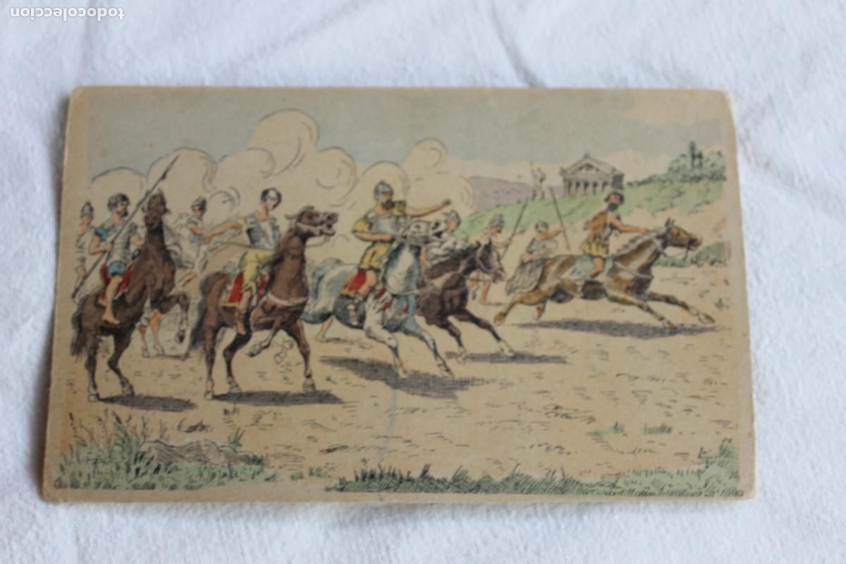 Postales: POSTAL HISTORIA DE ESPA&Ntilde;A INVASION DE LOS BARBAROS ESCUELA PUBLICA NI&Ntilde;AS CIJUELA REPUBLICA