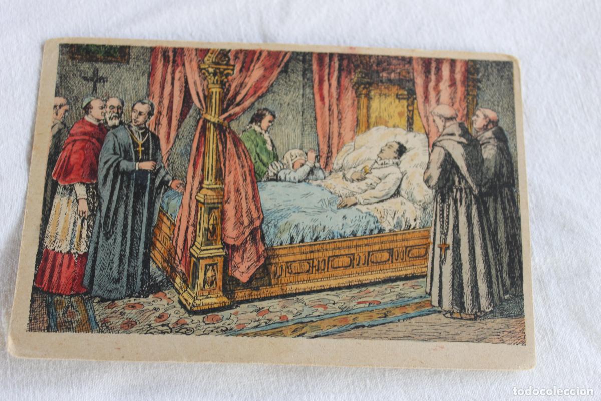 Postales: POSTAL MUERTE DE CARLOS II EL HECHIZADO ESCUELA PUBLICA NI&Ntilde;AS CIJUELA REPUBLICA