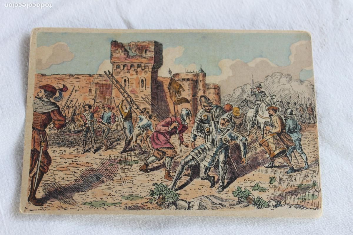 Postales: POSTAL ASALTO Y SAQUEO DE ROMA ESCUELA PUBLICA NI&Ntilde;AS CIJUELA REPUBLICA