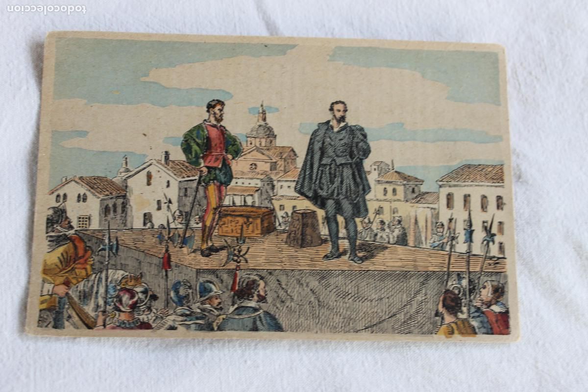 Postales: POSTAL EJECUCION DEL JUSTICIA DE ARAGON ESCUELA PUBLICA NI&Ntilde;AS CIJUELA REPUBLICA