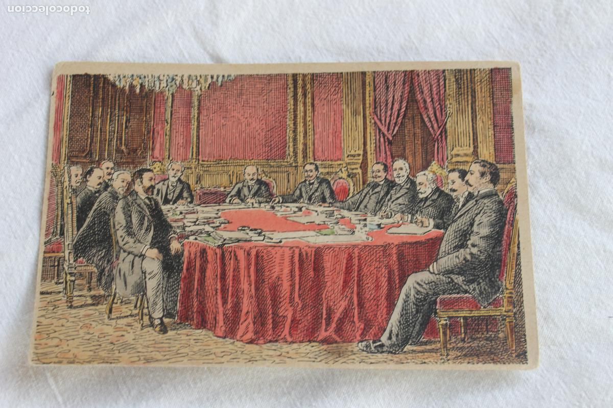 Postales: POSTAL EL TRATADO DE PARIS ESCUELA PUBLICA NI&Ntilde;AS CIJUELA REPUBLICA