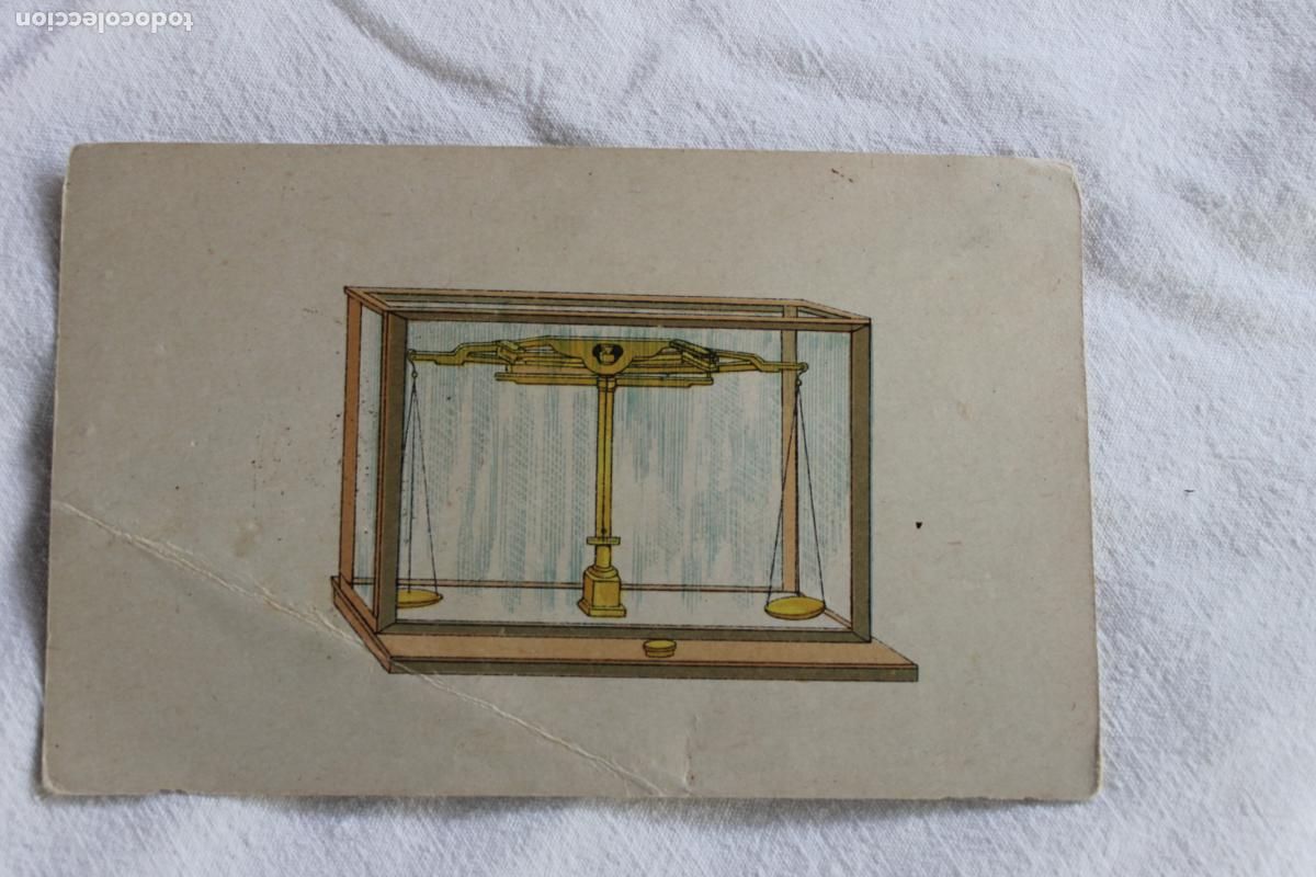 Postales: POSTAL FISICA BALANZA DE PRECISION ESCUELA PUBLICA NI&Ntilde;AS CIJUELA REPUBLICA