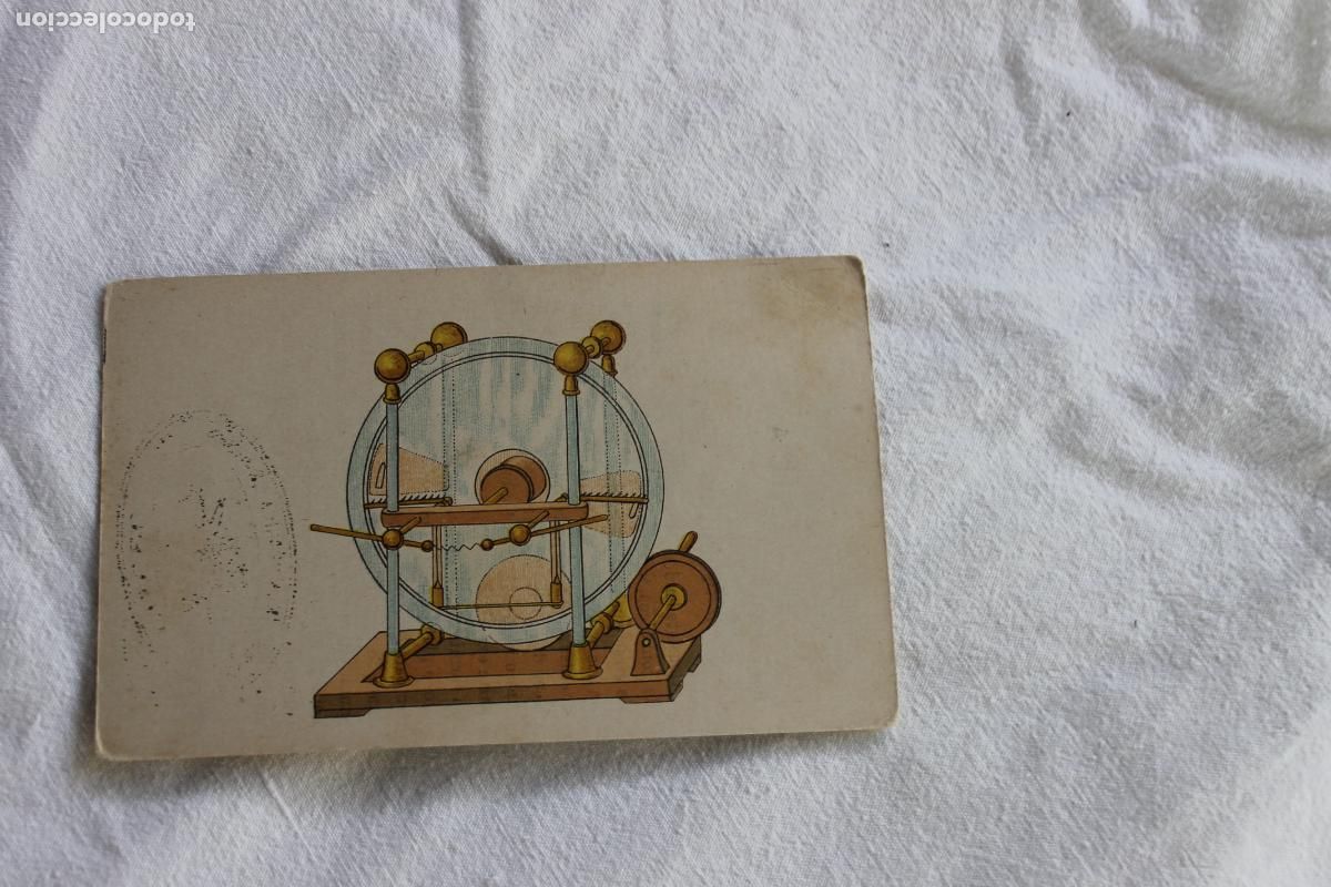 Postales: POSTAL FISICA MAQUINA DE HOLTZ ESCUELA PUBLICA NI&Ntilde;AS CIJUELA REPUBLICA
