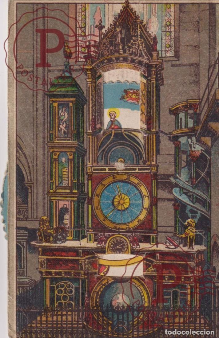 Postkarten: FRANCIA. Strasbourg lhorloge astronomique de la Cath&eacute;drale. FANTASIE INTERIOR. FANTASIA. MIRE. MOVI